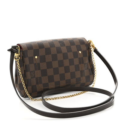 Louis Vuitton Damier Ebene Favorite MM 3 of 12