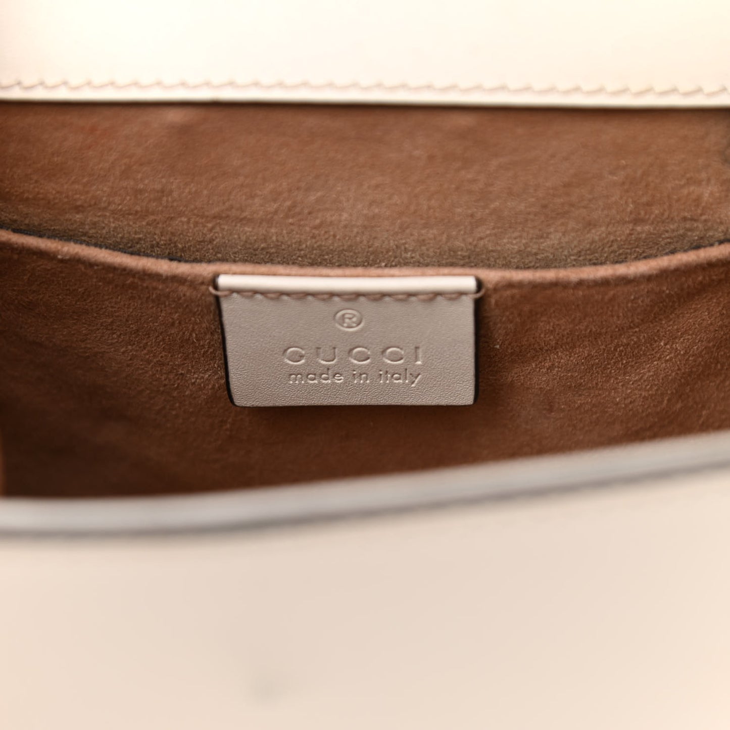 Calfskin Mini Sylvie Top Handle Bag White