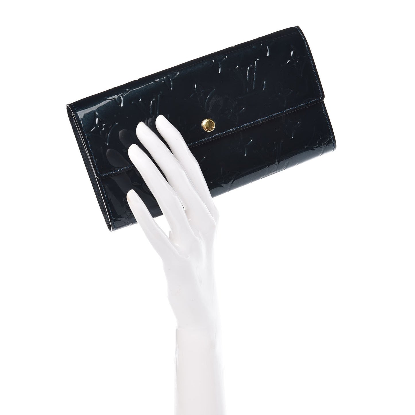 Vernis Sarah Wallet Blue Nuit