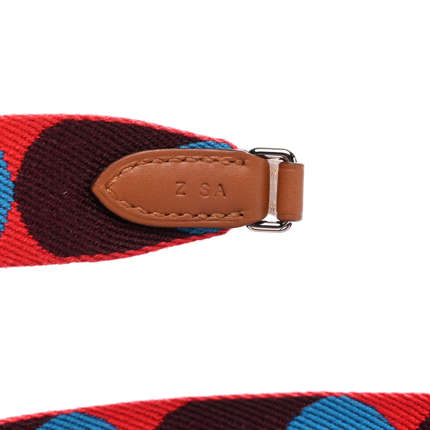 Hermes Toile Swift 25mm Sangle Flipperball To Go Shoulder Strap Rouge De Coeur Bleu Frida Gold 3 of 5