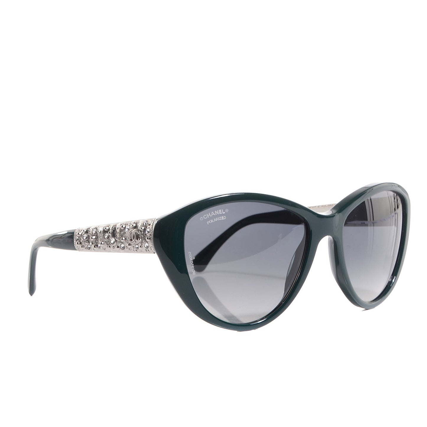Cat Eye Bijoux Sunglasses 5298 B Green