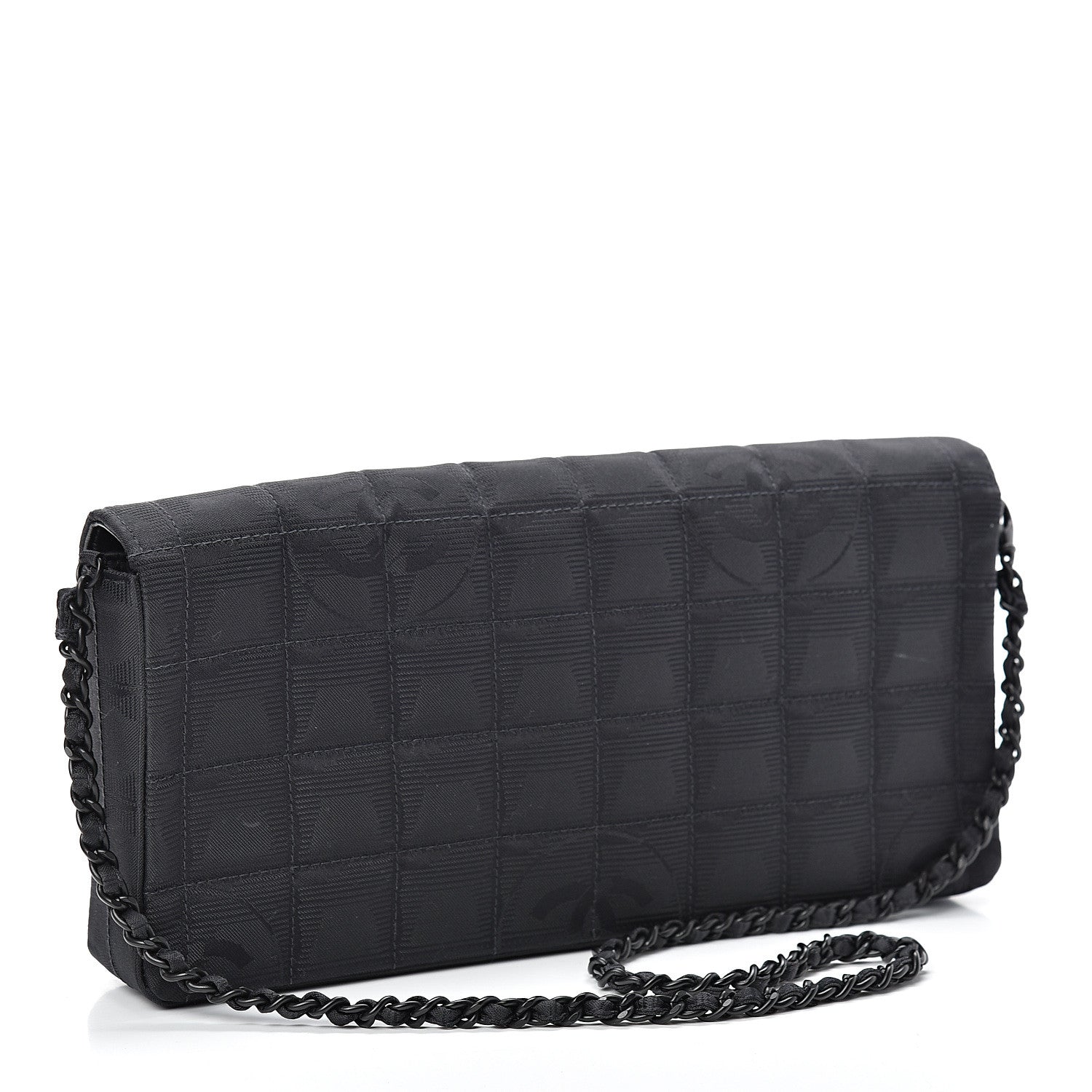 Chanel Nylon Travel East West Flap Black 2 of 11