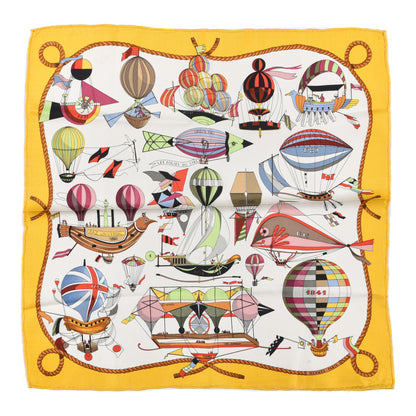 Hermes Silk Les Folies Du Ciel Scarf 1 of 4