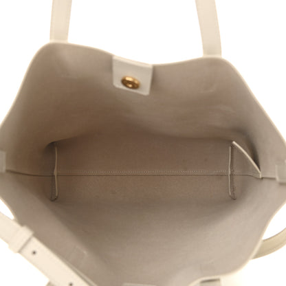 Saint Laurent Calfskin Toy Shopping Tote Porcellana 4 of 8