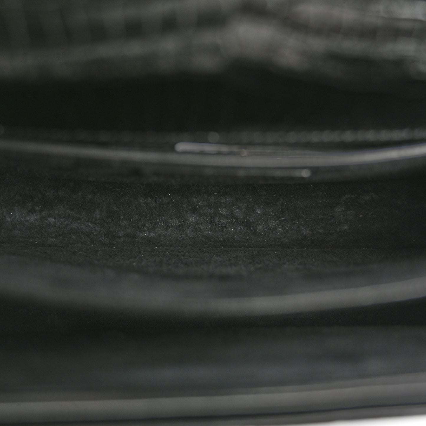 Calfskin Crocodile Embossed Medium Monogram Sunset Black