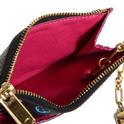 Louis Vuitton Monogram Multicolor Key Pouch Black Grenade 5 of 8