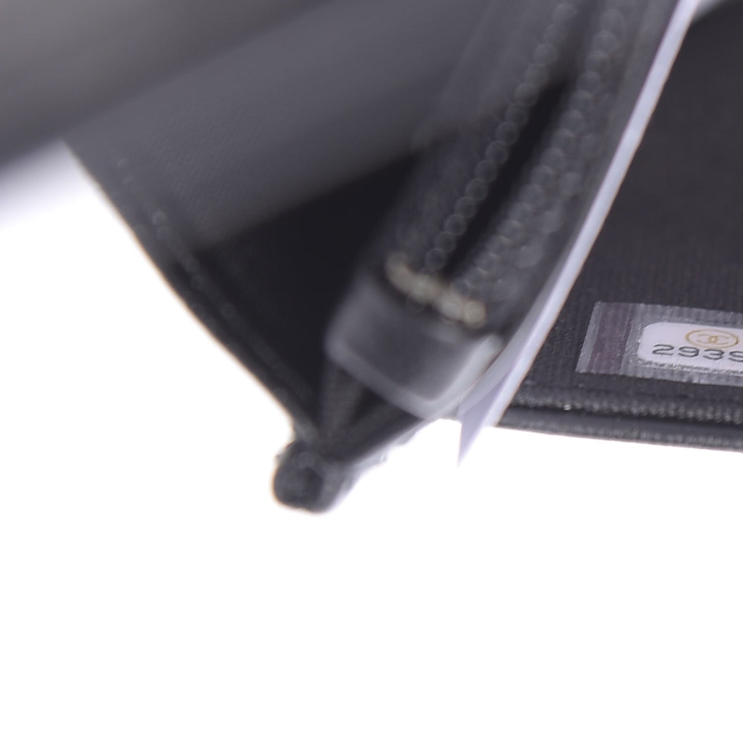 Caviar Camellia Embossed Wallet On Chain WOC Black