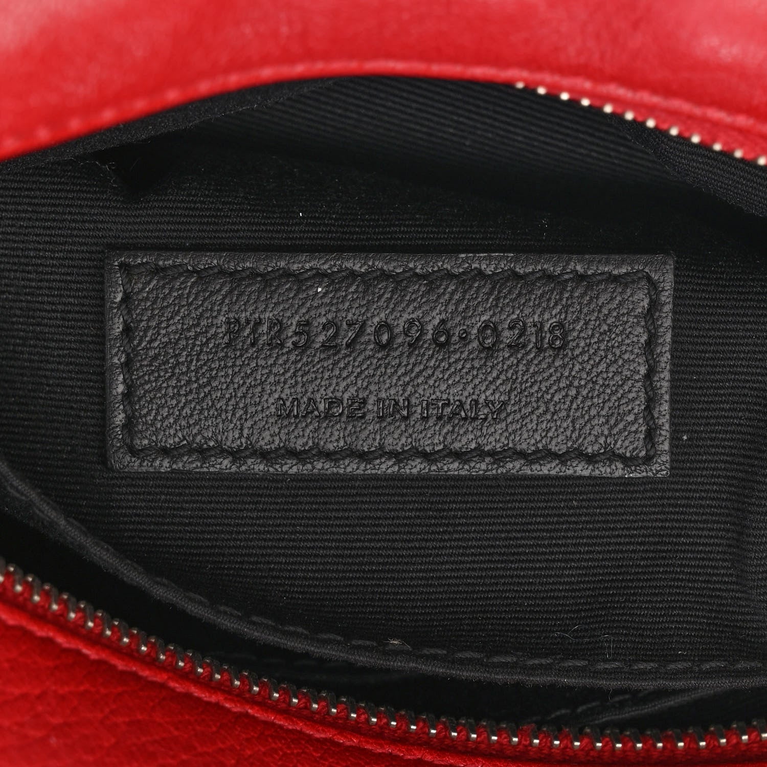Saint Laurent Lambskin Monogram Lou Belt Bag Red 7 of 12