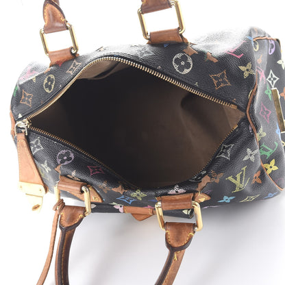 Louis Vuitton Monogram Multicolor Speedy 30 Black 5 of 11