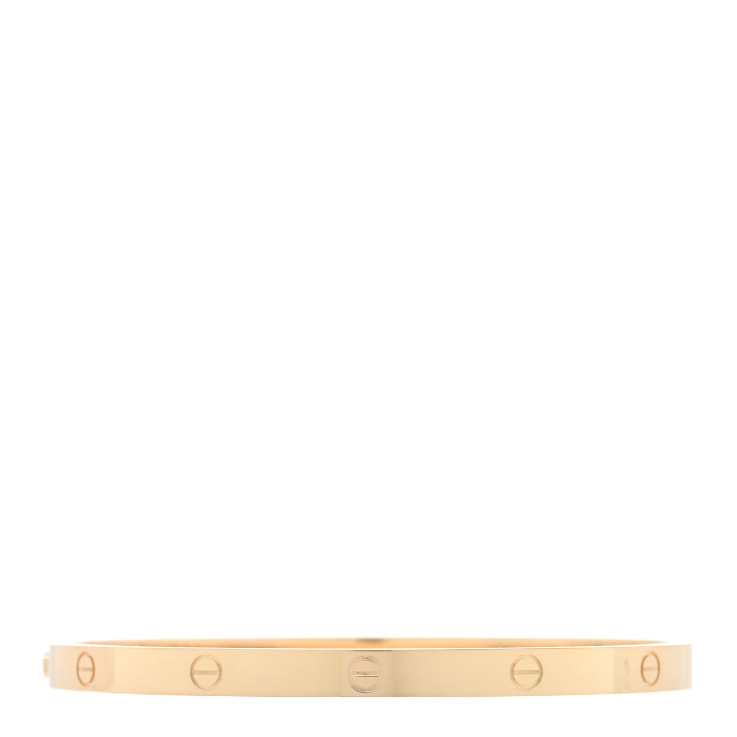 18K Yellow Gold Small LOVE Bracelet 19