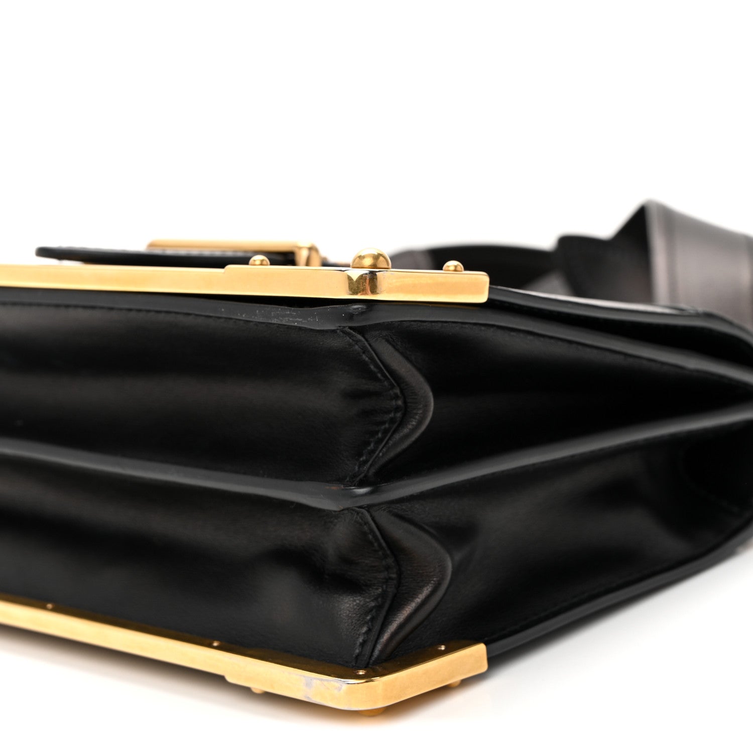 Prada City Calf Saffiano Cahier Bag Black 1920835 – FASHIONPHILE