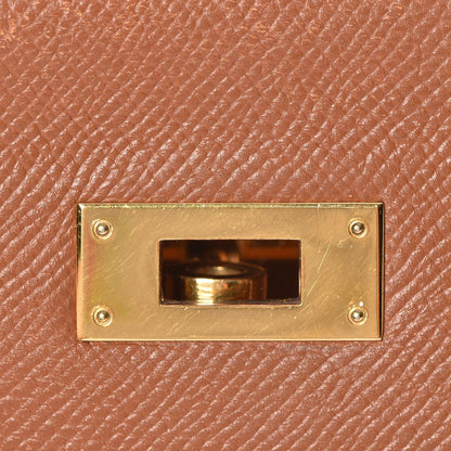 Hermes Courchevel Kelly Retourne 35 Gold 12 of 34