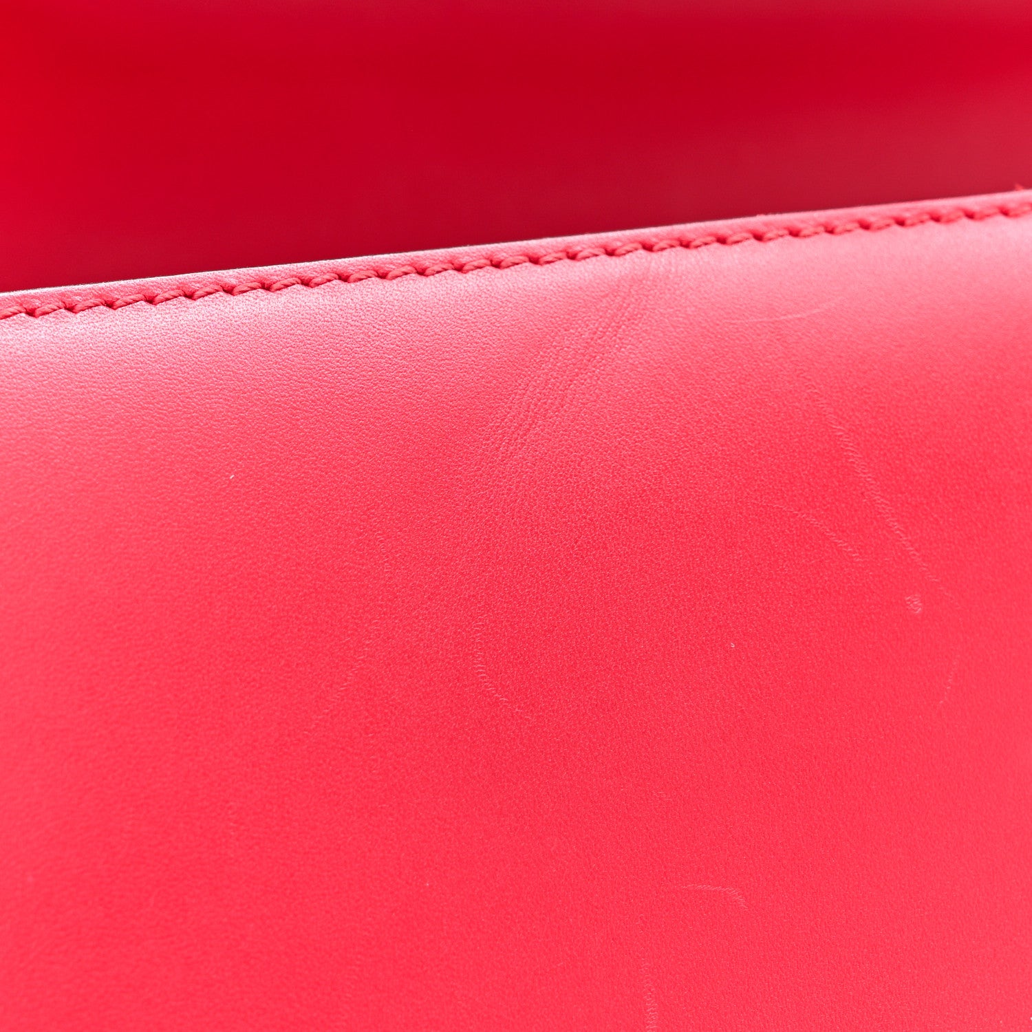 Gucci Calfskin Medium Sylvie Top Handle Bag Hibiscus Red 16 of 21