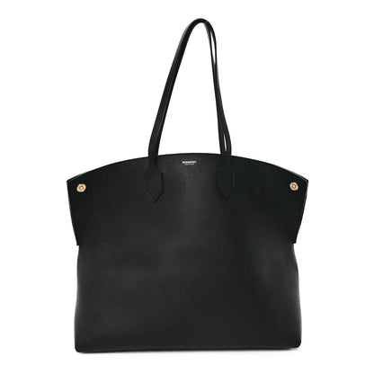 Burberry Calfskin Large Society Tote Black 1 of 10