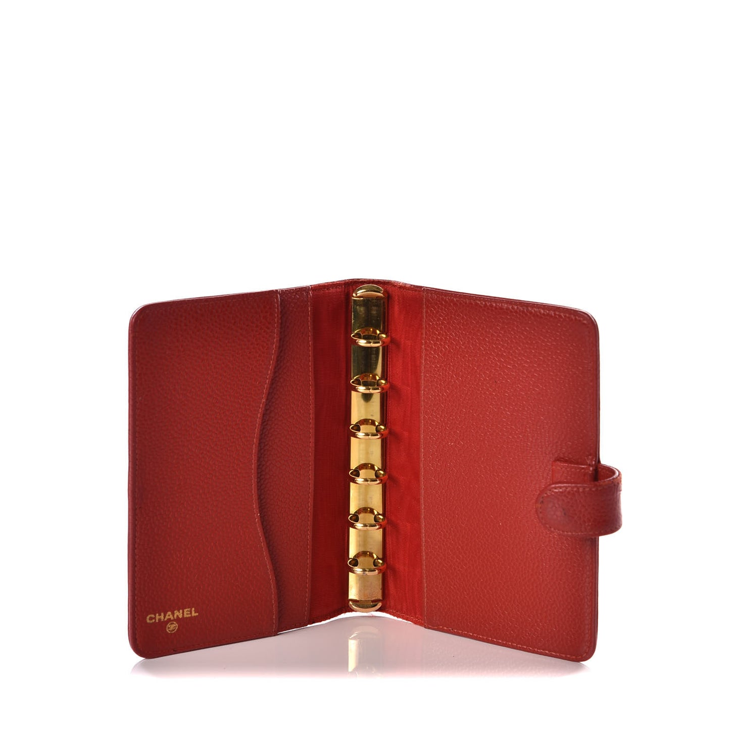 Caviar CC Mini Ring Agenda Planner Red