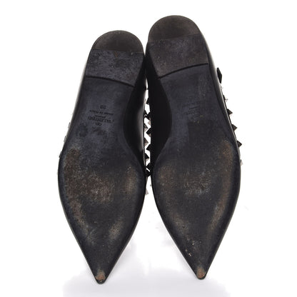 Valentino Garavani Nappa Rockstud Cage Ballerina Flats 39 Black 7 of 14