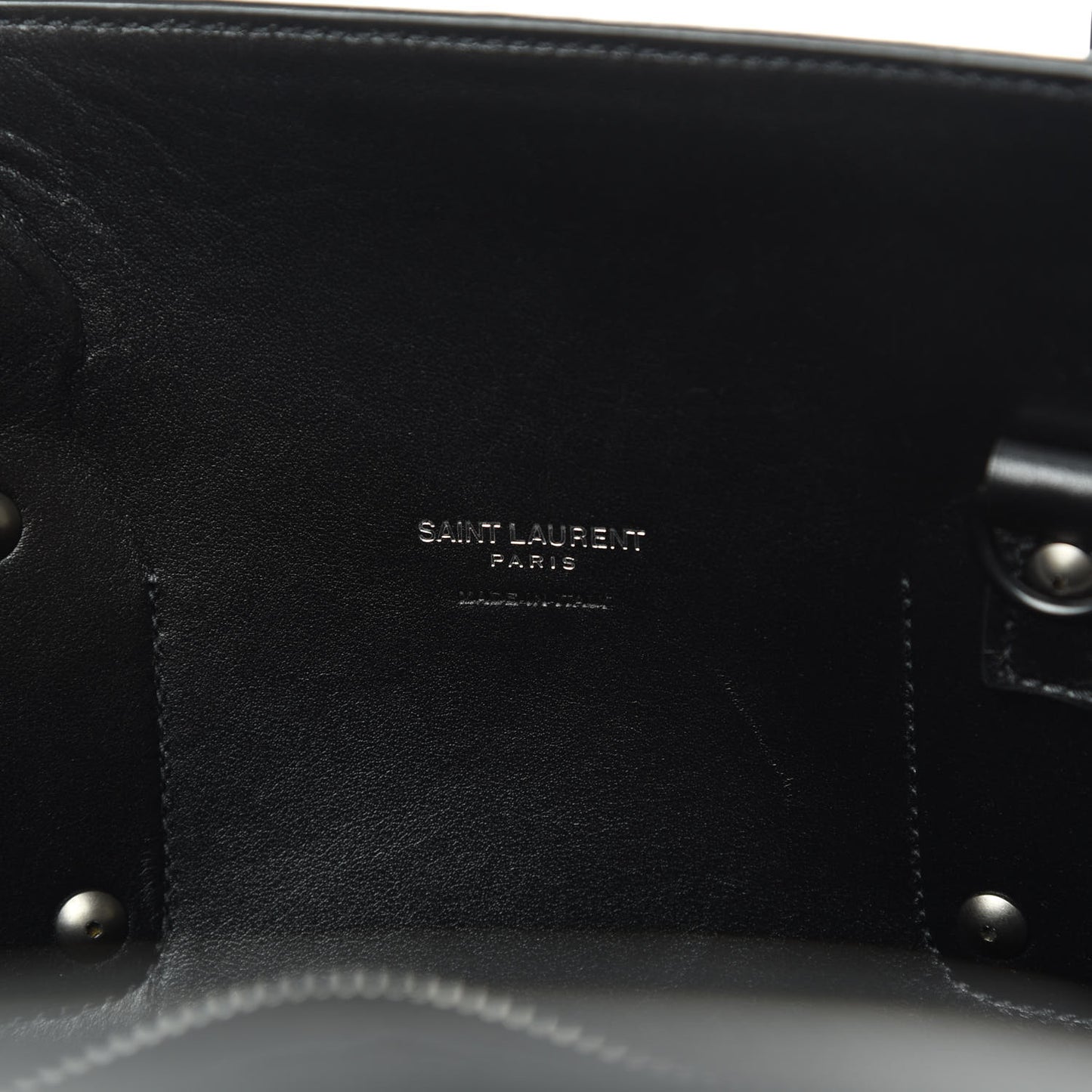 Grained Calfskin Large Sac De Jour Carryall Black