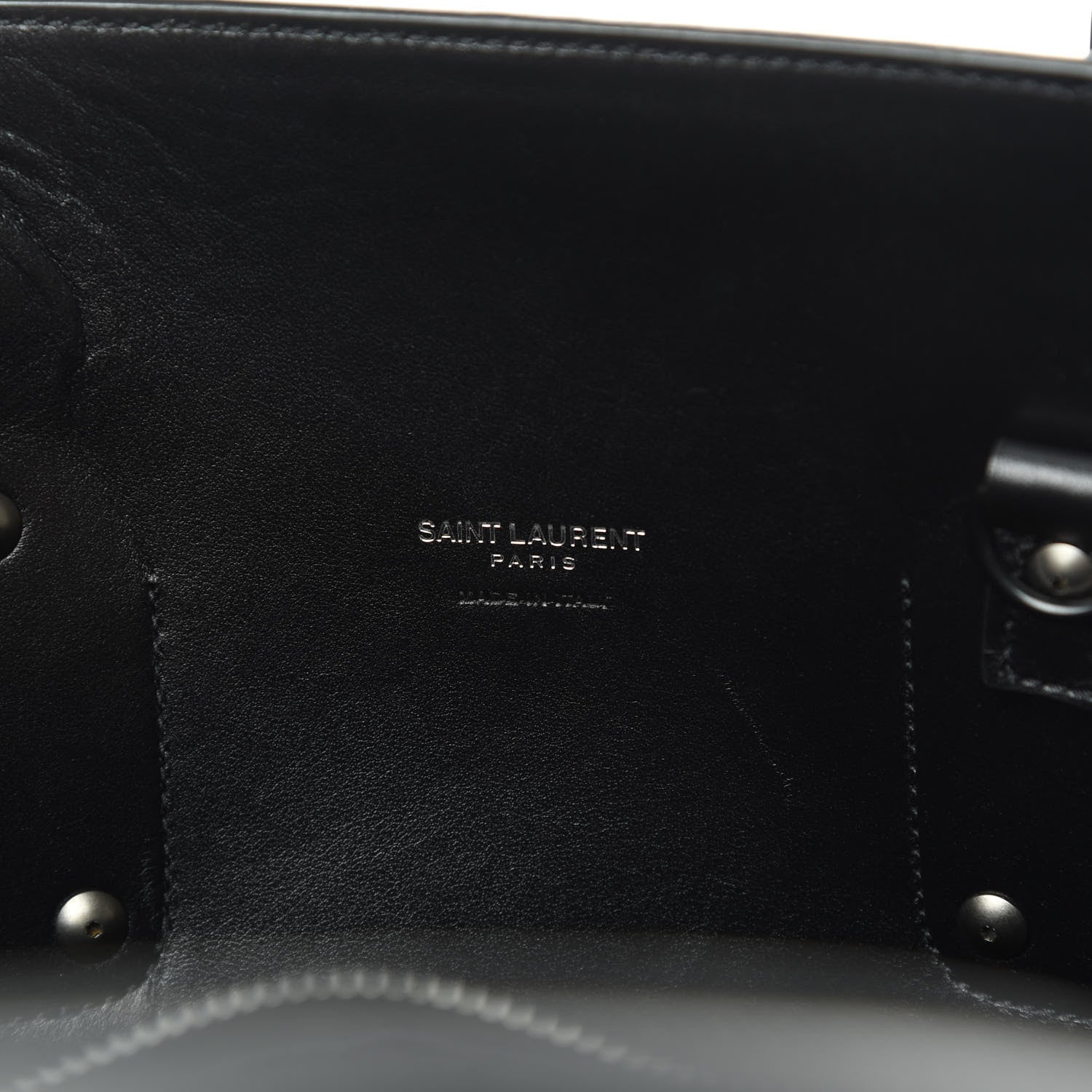 Saint Laurent Grained Calfskin Large Sac De Jour Carryall Black 6 of 10