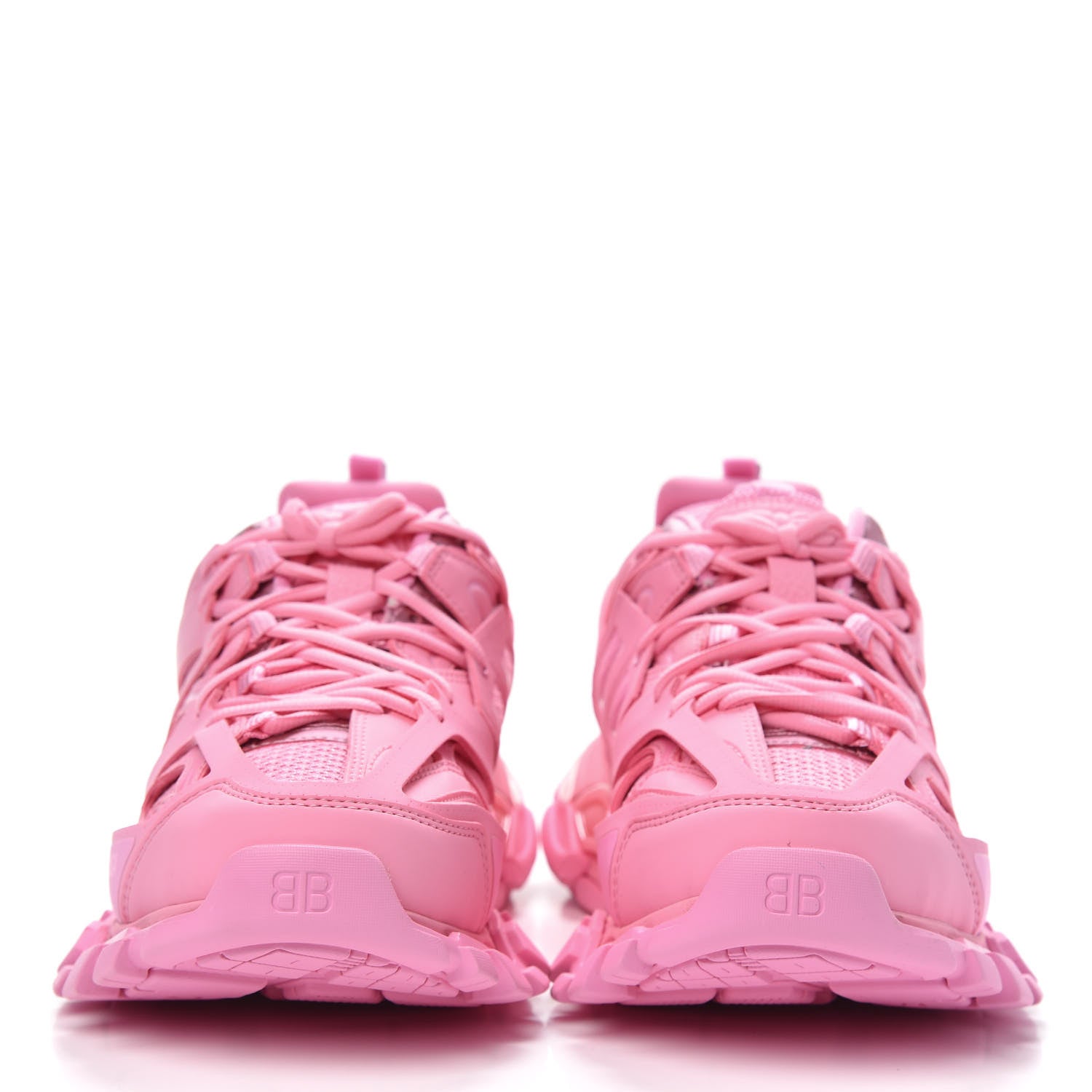 Balenciaga Mesh Nylon Womens Track Sneakers 42 Pink 2 of 8