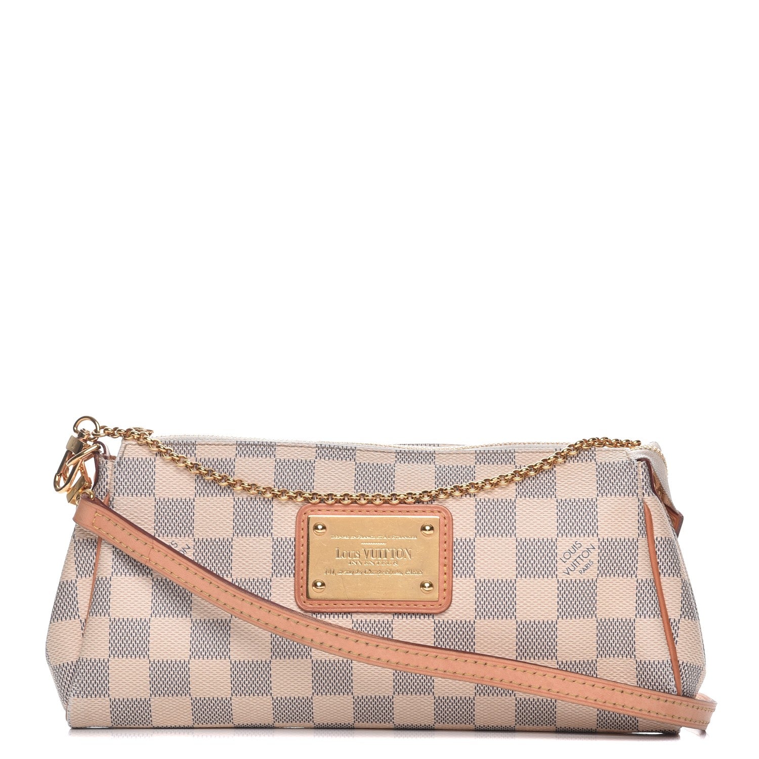 Louis Vuitton Damier Azur Eva Clutch 1 of 9