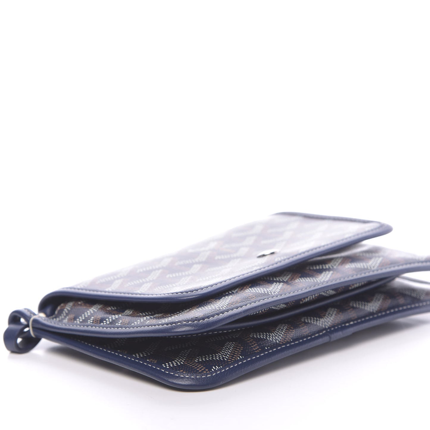 Goyardine Plumet Wallet Clutch Navy