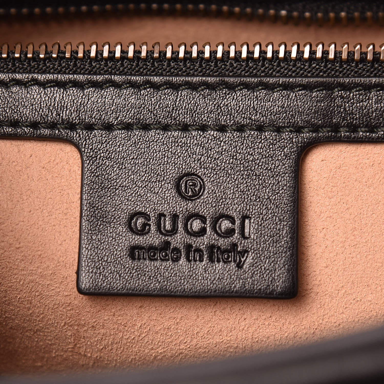 Gucci Calfskin Matelasse GucciGhost Medium GG Marmont Chain Shoulder Bag Black New Acquamarine 6 of 11