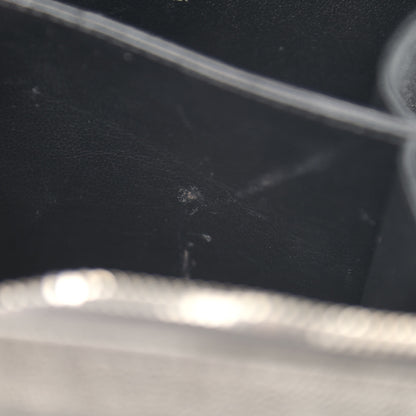 Chanel Caviar Quilted Small CC Filigree Vanity Case Dark Silver 10 of 12