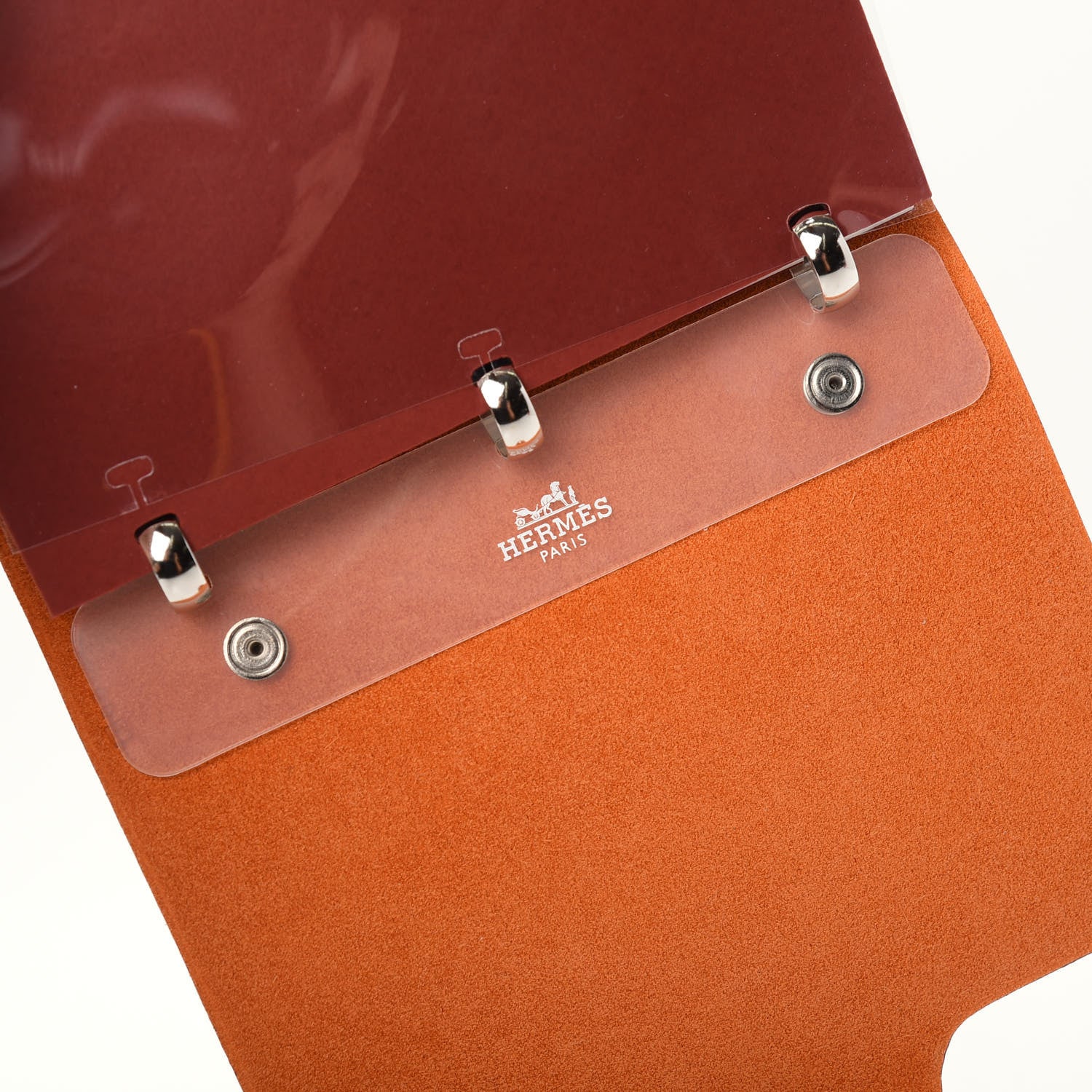 Hermes Togo Ulysse PM Agenda Cover Orange 7 of 8