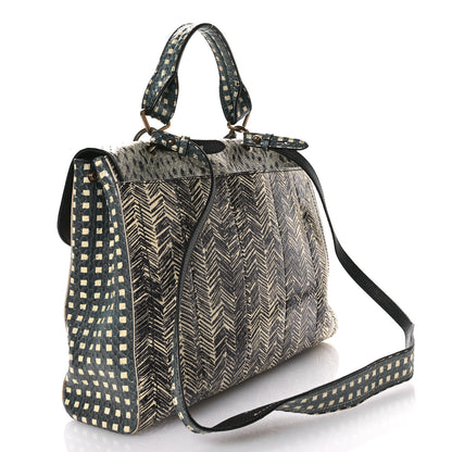 Marc Jacobs Calfskin Snakeskin Animal Print 1984 Bag Cloud Atlantic 3 of 13