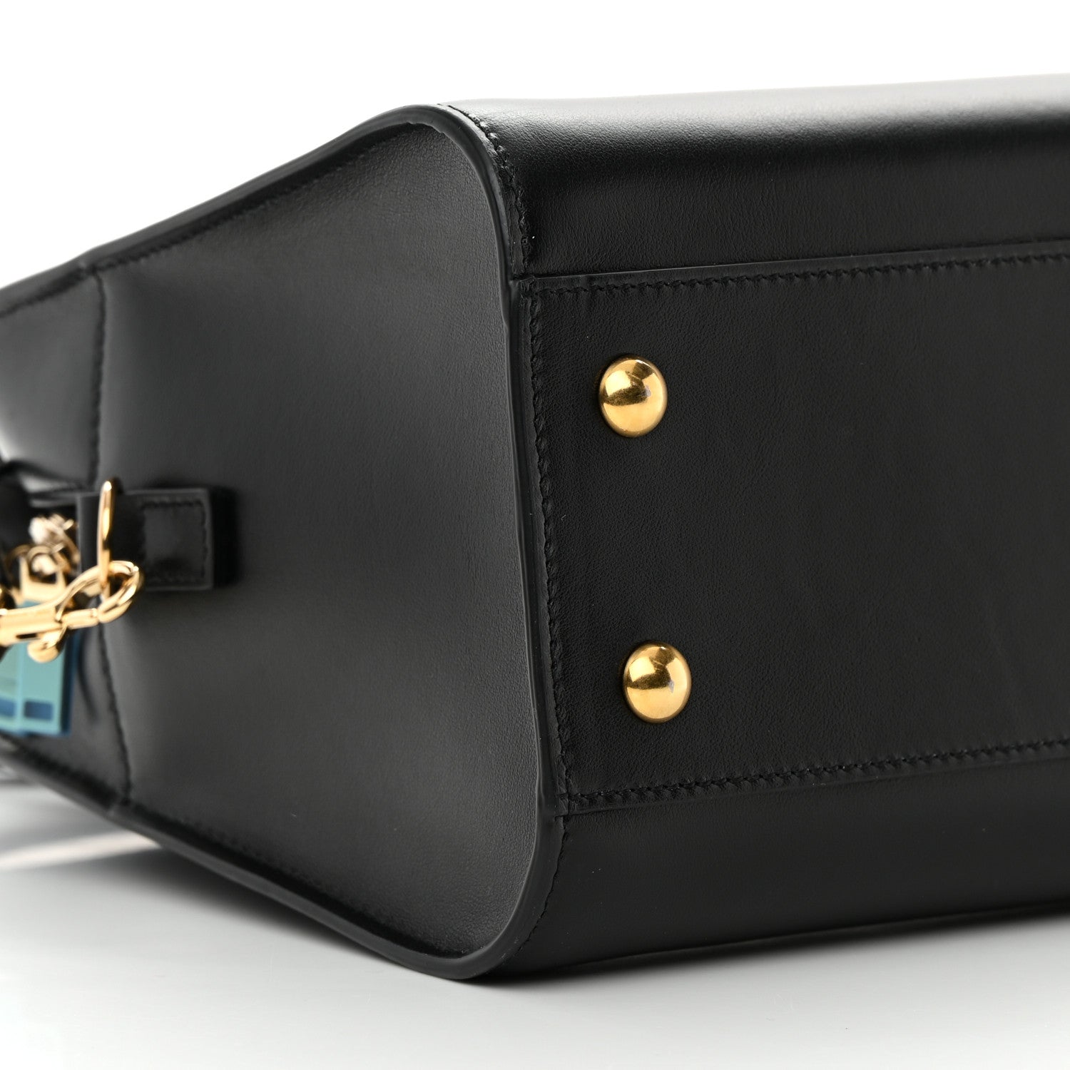 Saint Laurent Calfskin Monogram Baby Cabas Black 9 of 15