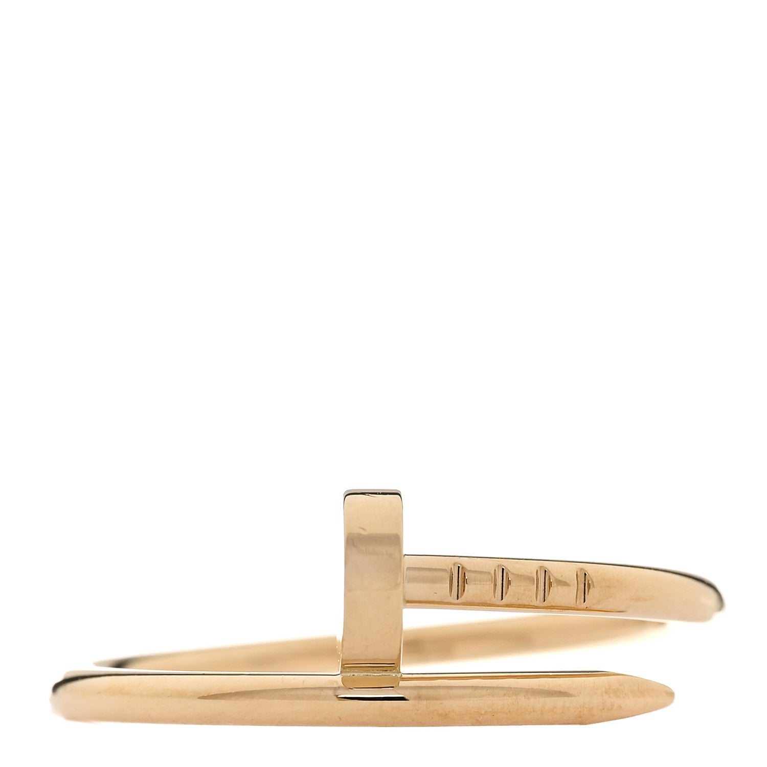 Cartier 18K Yellow Gold Small Juste Un Clou Ring 58 8.25 1 of 6