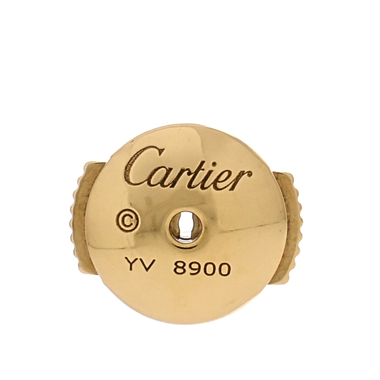 Cartier 18K Pink Gold Diamond MM D'Amour Earrings 4 of 5