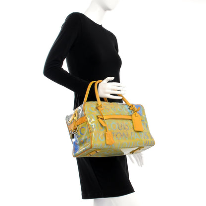 Louis Vuitton Monogram Pulp Defile Weekender PM Yellow 2 of 8