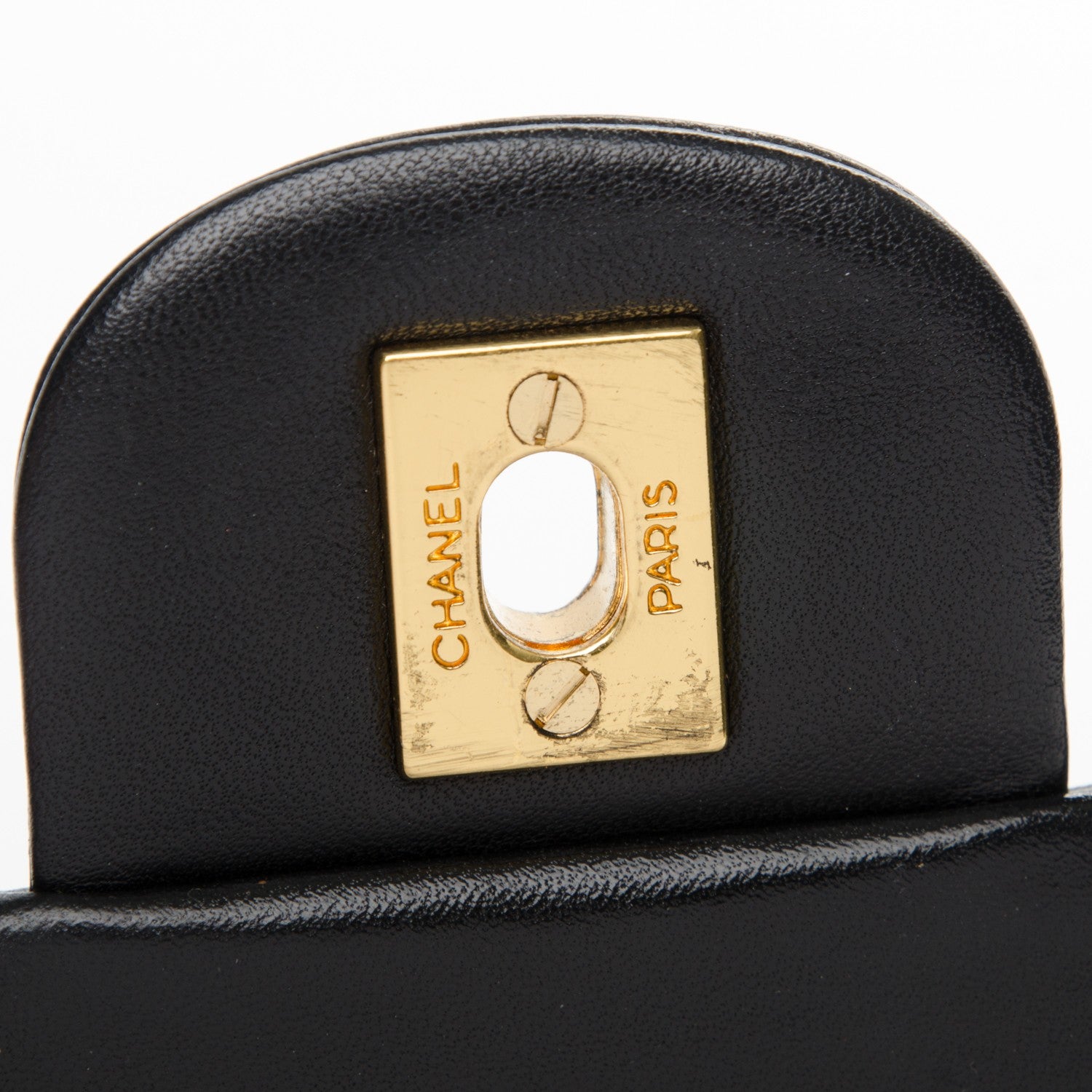 Chanel Lambskin Quilted Medium Double Flap Black 8 of 11