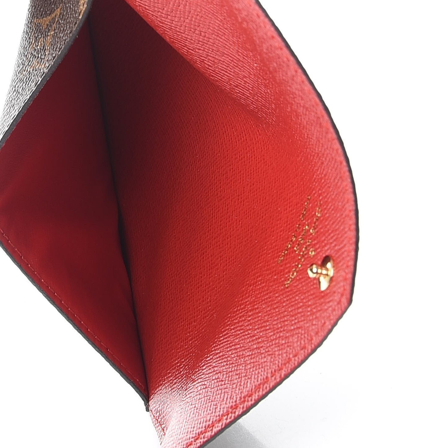 Monogram Daily Organizer Envelope Insert Red