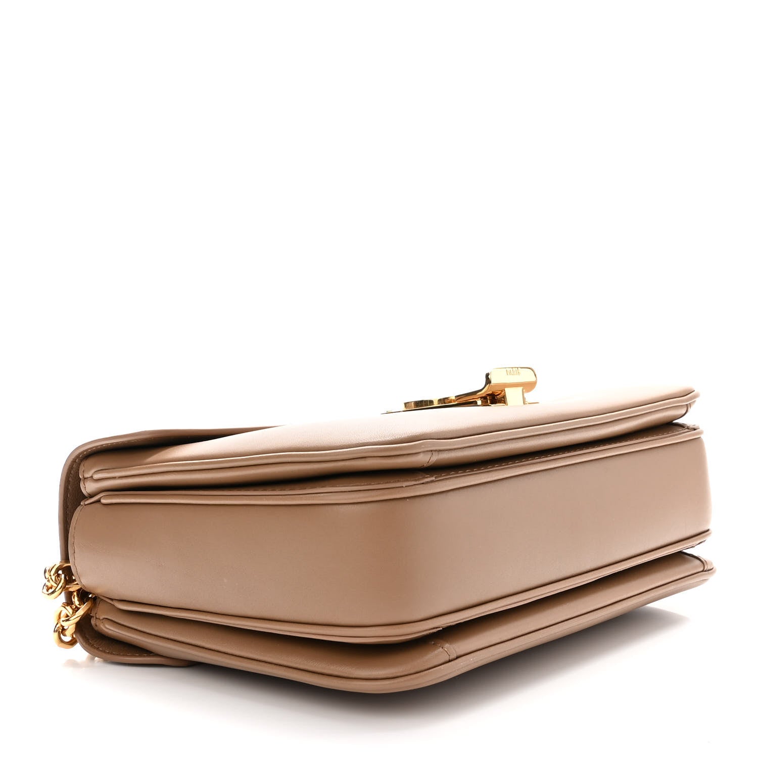 Celine Shiny Calfskin Medium C Bag Camel 4 of 10