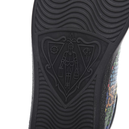Gucci GG Supreme Monogram Psychedelic Mens High Top Sneakers 10 Black Multicolor 6 of 8