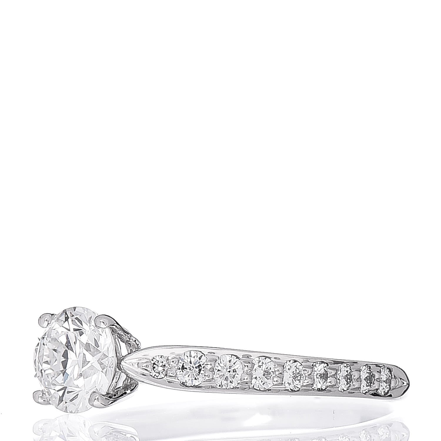 Tiffany Platinum Diamond .53ct Harmony Engagement Ring 49 4.75 3 of 7