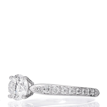 Tiffany Platinum Diamond .53ct Harmony Engagement Ring 49 4.75 3 of 7