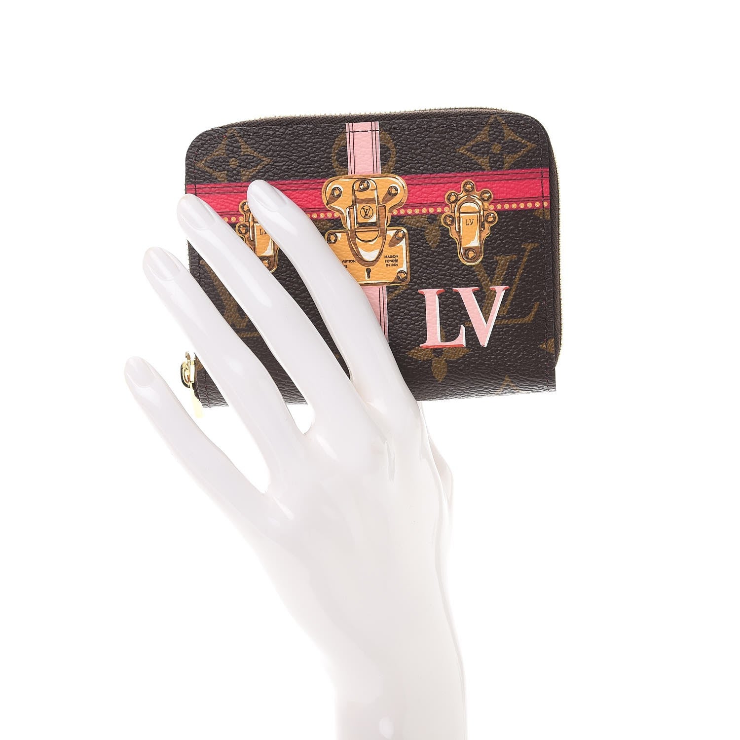 Louis Vuitton Monogram Summer Trunks Zippy Coin Purse 2 of 8