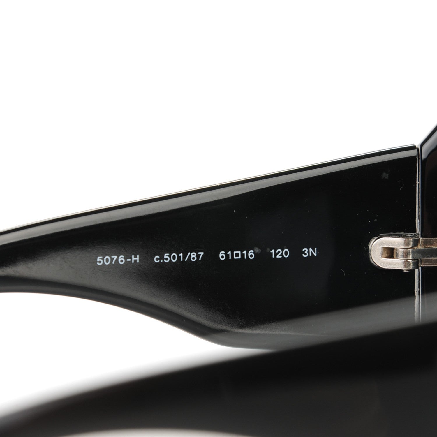 Chanel Mother of Pearl CC Sunglasses 5076-H Black 4 of 5