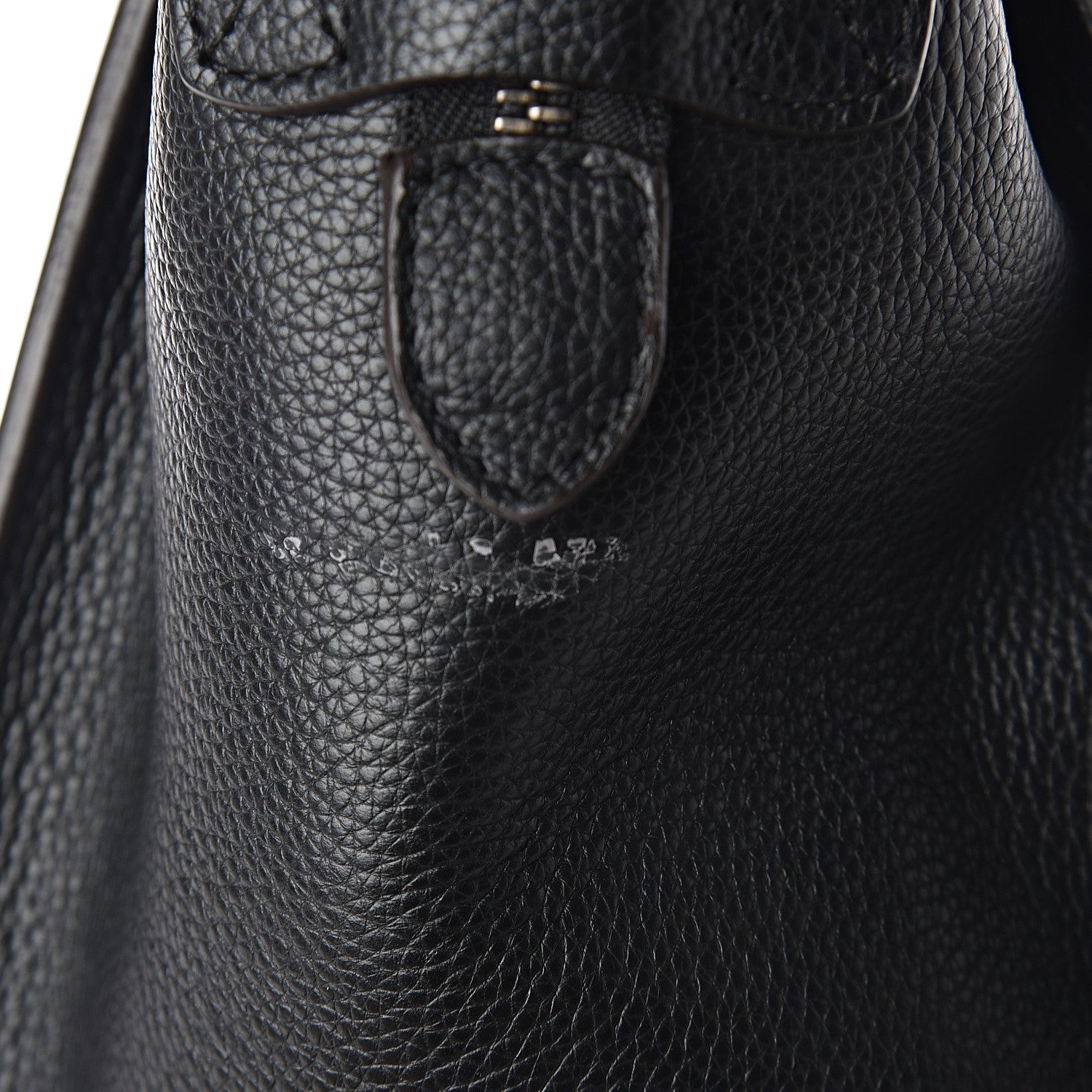 Celine Drummed Calfskin Mini Luggage Black 9 of 9