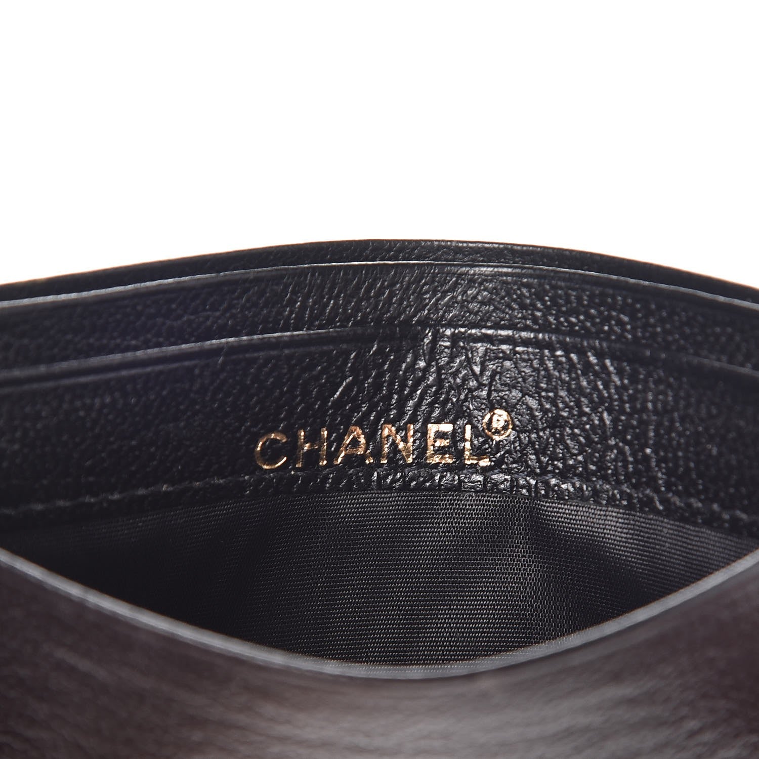 Chanel Goatskin CC Card Holder Black 6 of 8