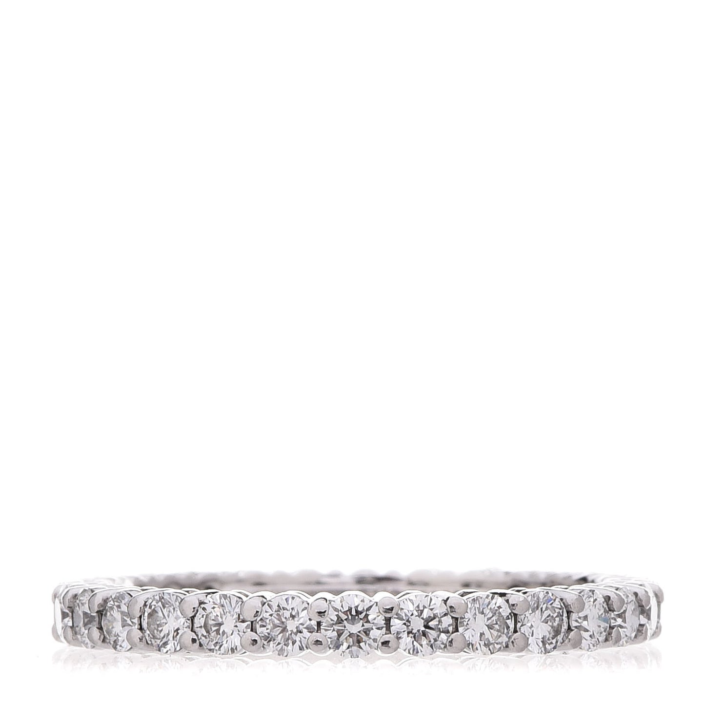 Platinum Diamond 2.2mm Embrace Eternity Band Ring 51 5.75