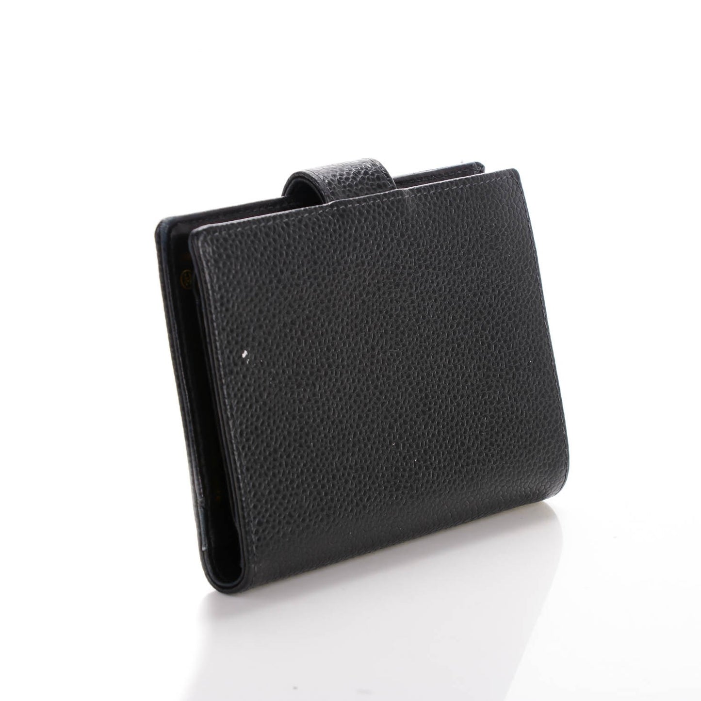 Caviar Timeless CC French Wallet Black
