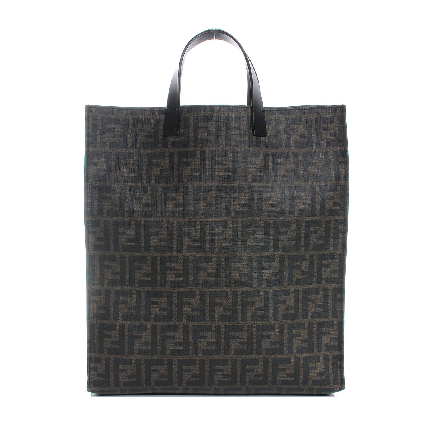 Fendi Zucca Spalmati Special Shopping Tote Tobacco 1 of 9