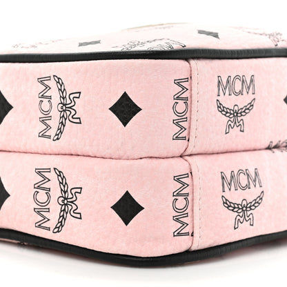 MCM Visetos Mini Camera Crossbody Bag Light Pink 10 of 12