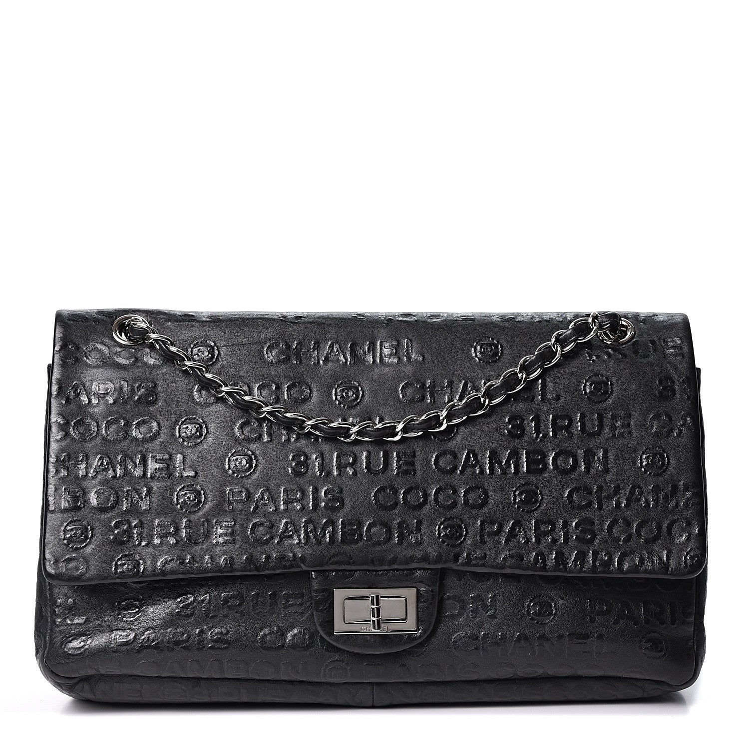 Chanel Calfskin Unlimited Jumbo Double Flap Black 1 of 10