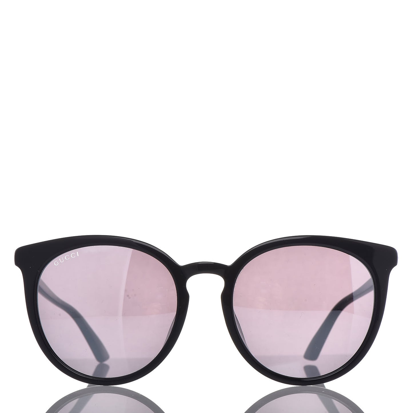 Acetate Round GG Sunglasses GG0064SK Black