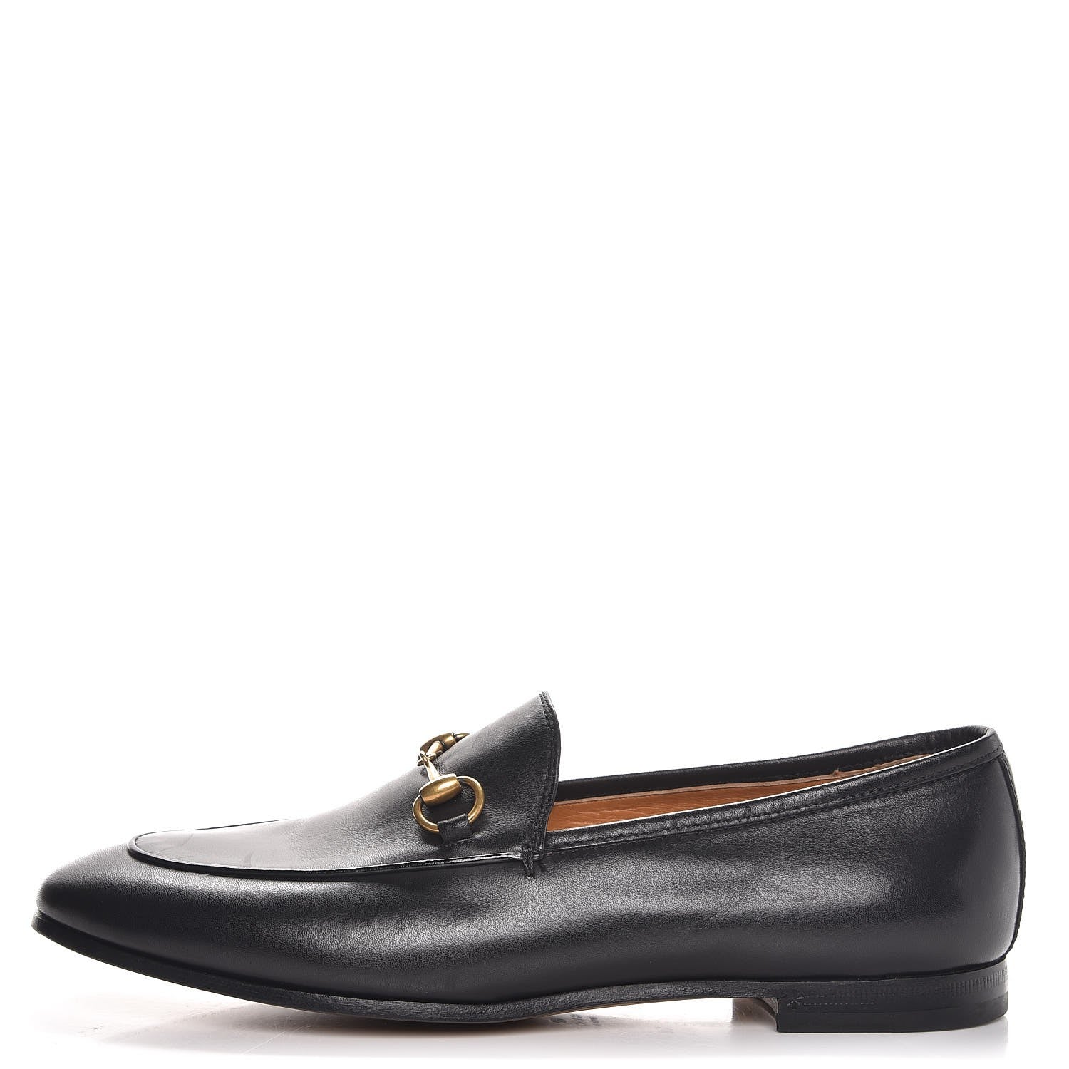 Gucci Calfskin Jordaan Loafers 38 Black 1 of 10